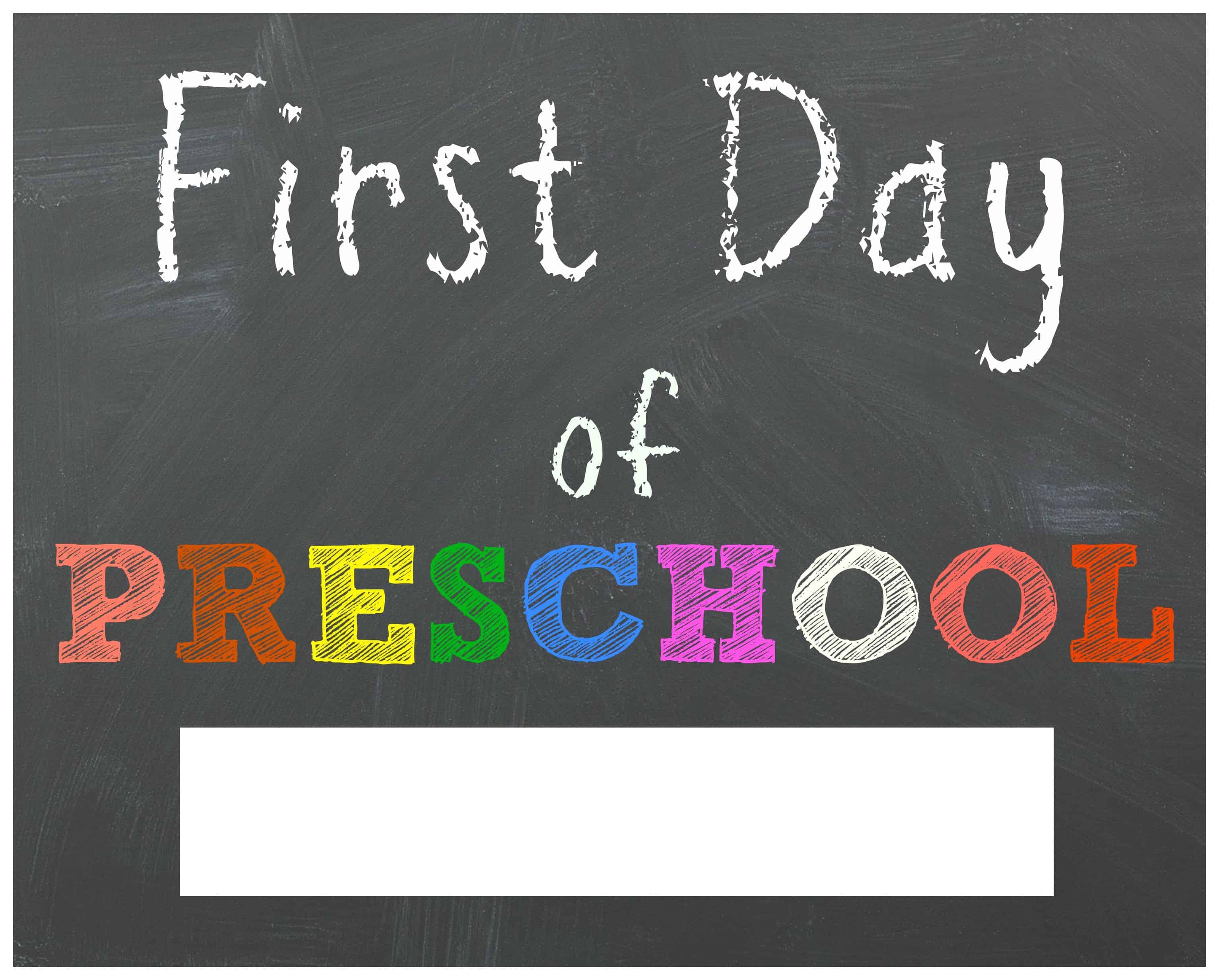 Free Back To School Printable Chalkboard Signs For First Day Of - Free Printable First Day Of School Chalkboard Signs