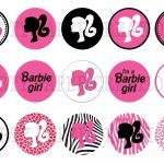 Free Barbie Logo, Download Free Clip Art, Free Clip Art On Clipart   Free Printable Barbie Cupcake Toppers