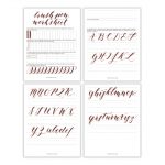 Free Basic Brush Pen Calligraphy Worksheet – The Postman's Knock   Free Printable Calligraphy Worksheets