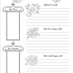 Free Bible Journaling Printables (Including One You Can Color!)   Free Printable Bible Study Journal Pages