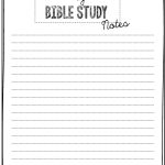 Free Bible Study Printables   Free Printable Bible Study Journal Pages