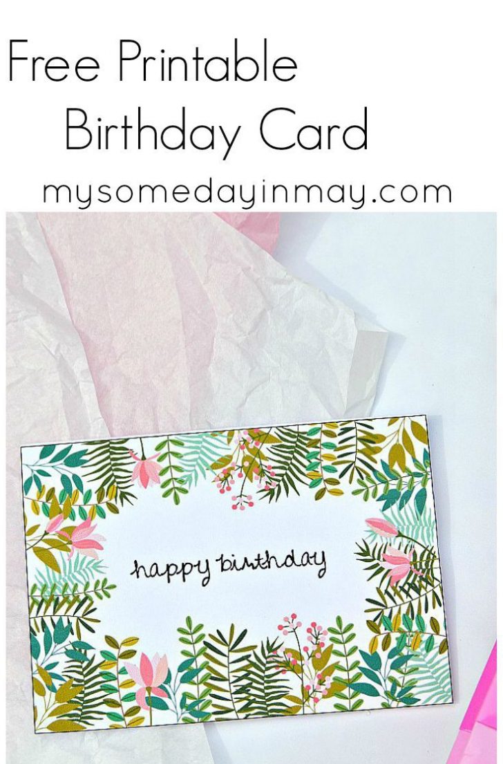 Free Printable Birthday Cards For Mom