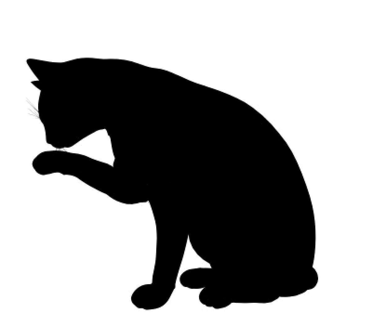 Free Black Cat Silhouette, Download Free Clip Art, Free Clip Art On - Free Printable Cat Silhouette