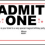 Free Carnival Ticket Invitation Template, Download Free Clip Art   Printable Invitation Templates Free Download