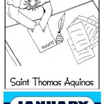 Free Catholic Mass Bulletins And Coloring Pages! Saint Thomas   Free Printable Catholic Mass Book