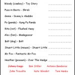 Free Celebrity Quiz Sheets   Free Printable Picture Quizzes With Answers