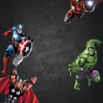 Free Chalkboard Avenger Birthday Invitation | Ry 4 Bd | Birthday   Avengers Printable Invitations Free