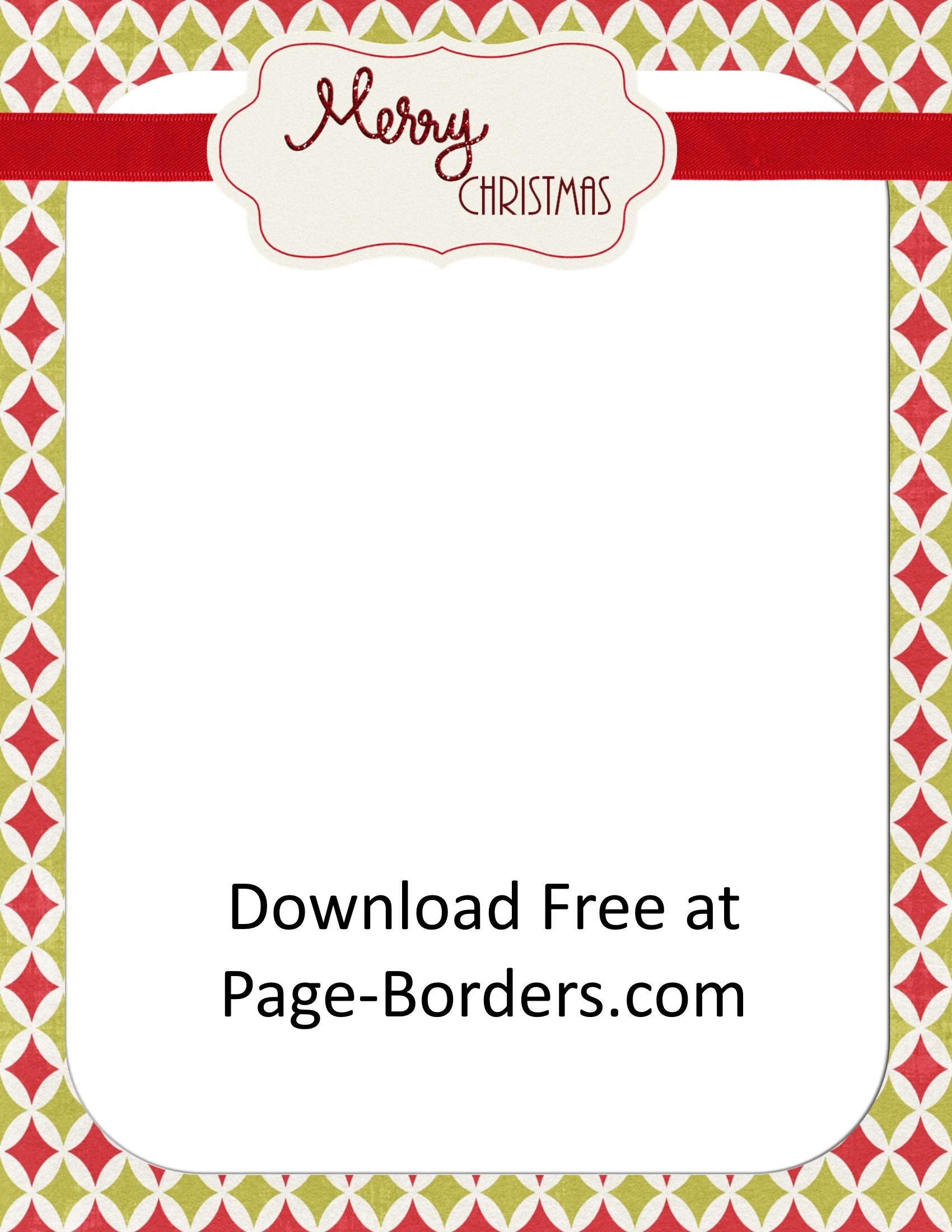 Free Christmas Border | Customize Online | Personal &amp;amp; Commercial Use - Free Printable Elf Stationery
