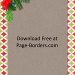 Free Christmas Border | Customize Online | Personal & Commercial Use   Free Printable Page Borders Christmas
