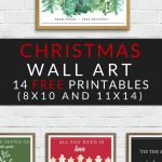 Free Christmas Printables   Farmhouse Christmas Art   The Crazy   Free Printable Christmas Art