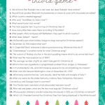 Free Christmas Trivia Game | Lil' Luna   Free Printable Christmas Games For Family Gatherings