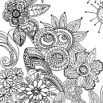 Free Coloring Page For Adults   Flower Zen Doodle Designs | Free   Free Printable Zen Coloring Pages