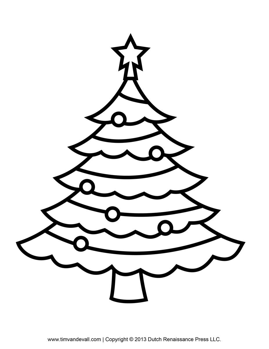 Free Coloring Pages Of Christmas Tree Templates | Xmas Pyrography - Free Printable Christmas Tree Template