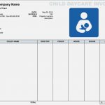 Free Daycare (Child) Invoice Template | Excel | Pdf | Word ( – The   Free Printable Daycare Receipts
