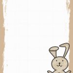 Free Easter Bunny Letterhead Easter Stationery 2 Theme Free Digital   Free Printable Easter Stationery