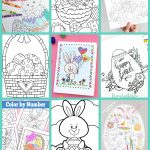 Free Easter Coloring Pages   Happiness Is Homemade   Easter Color Pages Free Printable