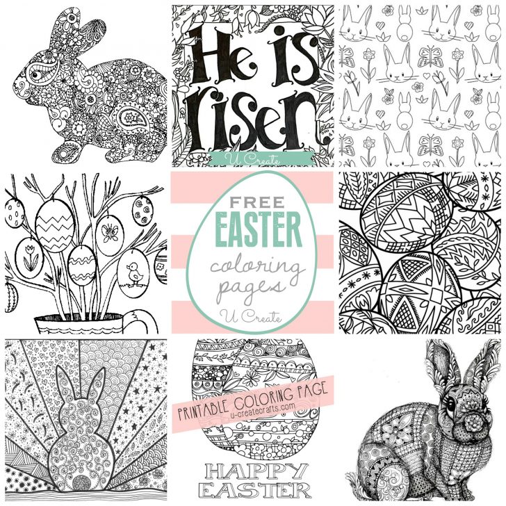 Free Easter Color Pages Printable