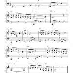 Free Easy Piano Sheet Music, Beautiful Dreamer   Free Printable Sheet Music For Piano