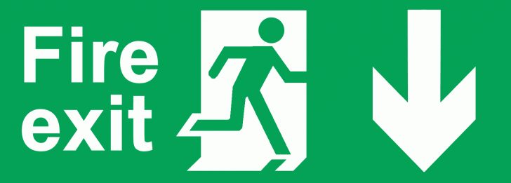 Free Printable Emergency Exit Only Signs