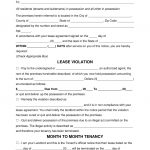 Free Eviction Notice Forms   Notices To Quit   Pdf | Word | Eforms   Free Printable 3 Day Eviction Notice