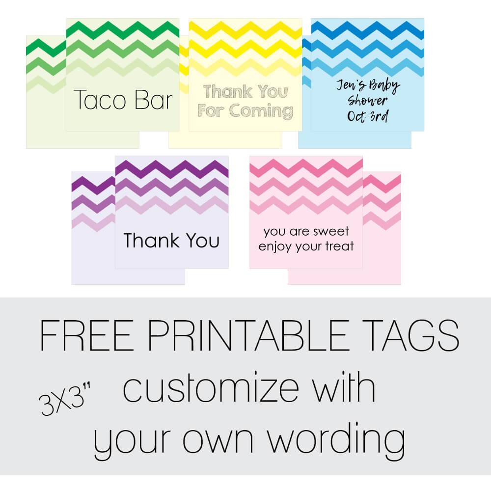 Free Favor Tags For Parties | Cutestbabyshowers - Printable Gift Tags Customized Free