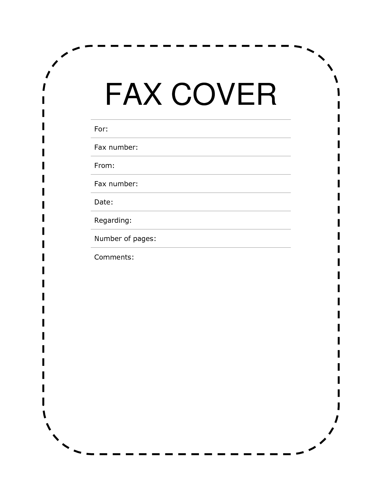 Free]^^ Fax Cover Sheet Template - Free Printable Fax Cover Sheet Pdf