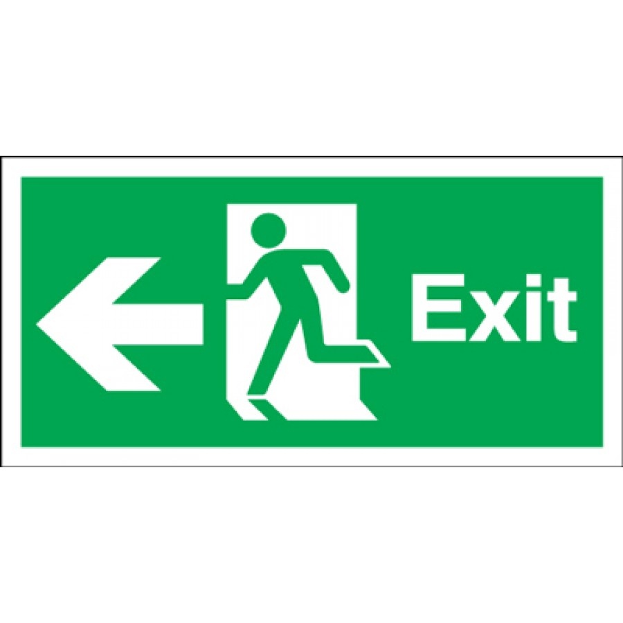 Free Fire Exit Sign, Download Free Clip Art, Free Clip Art On - Free Printable Exit Signs With Arrow