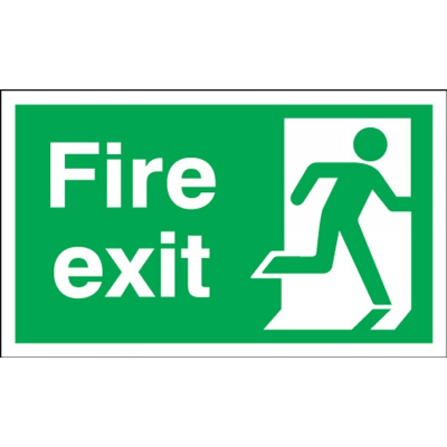 Free Fire Exit Signs, Download Free Clip Art, Free Clip Art On - Free Printable Exit Signs With Arrow