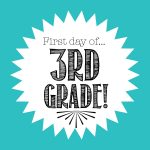 Free First Day Of School Printables   First Day Of 3Rd Grade Free Printable