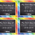 Free First & Last Day Of School Printables   My First Day Of Kindergarten Free Printable