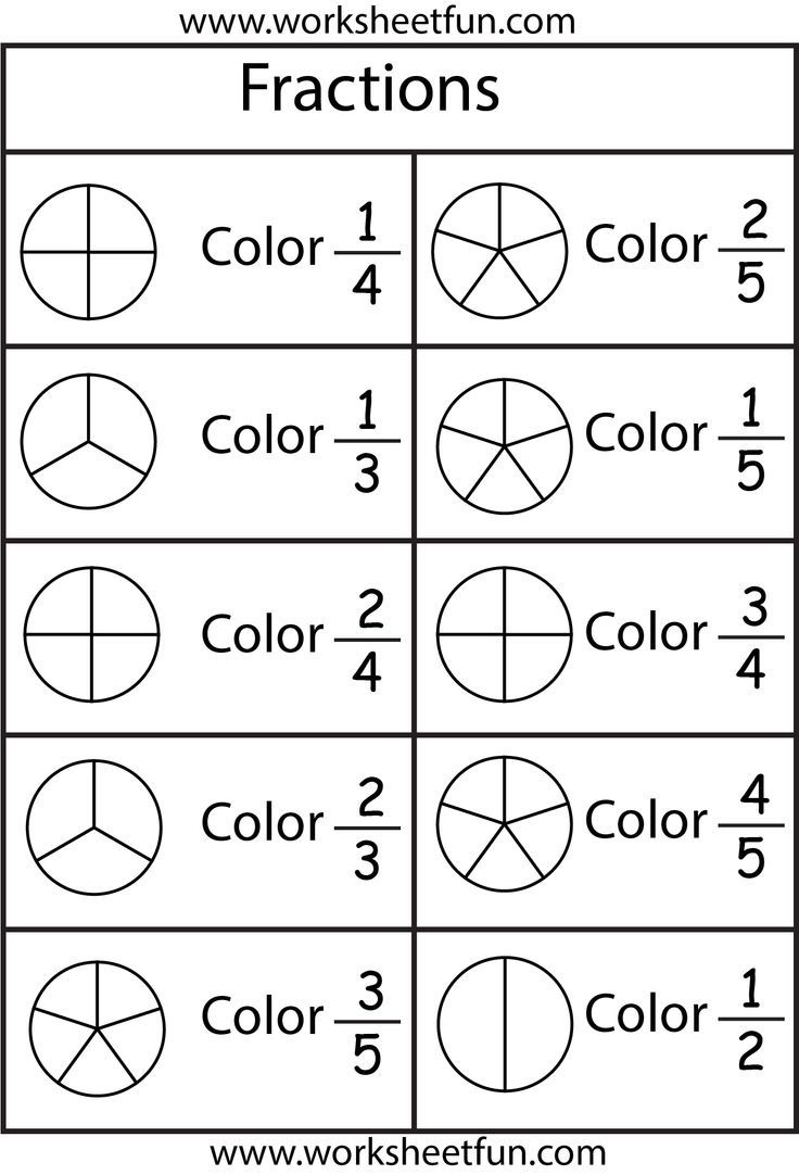 Free* Fraction Worksheets | Homeschool | 2Nd Grade Math Worksheets - Free Printable First Grade Fraction Worksheets