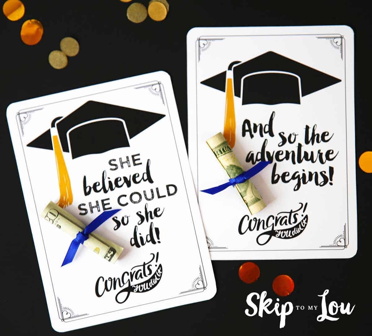 Free Graduation Cards With Positive Quotes And Cash! - Free Printable Graduation Cards