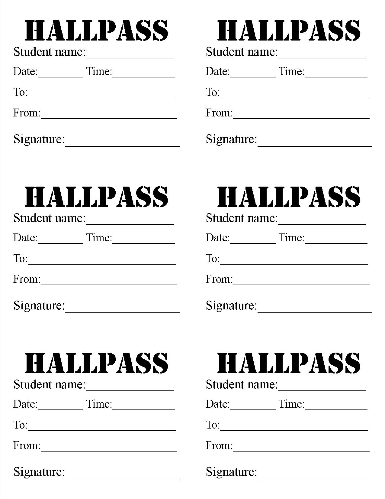 Learning Resources Hall Passes Board Walmart Free Printable Hall Pass Template Free Printable