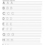 Free Handwriting Worksheets For Kids | Printable Alphabet Worksheet   Free Printable Worksheets Handwriting Practice