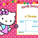Free Hello Kitty Invitation Templates | Free Printable Birthday   Make Printable Party Invitations Online Free