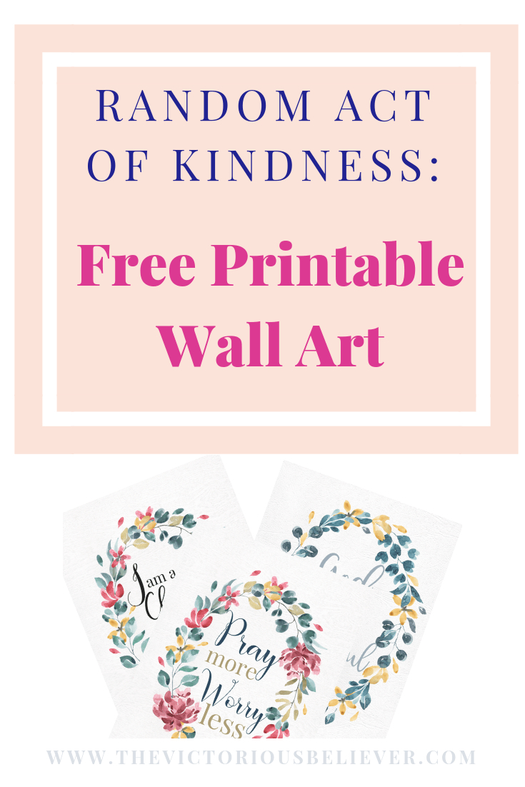Free Inspirational Printable Wall Art | Edifying Blog Posts - Free Printable Christian Art
