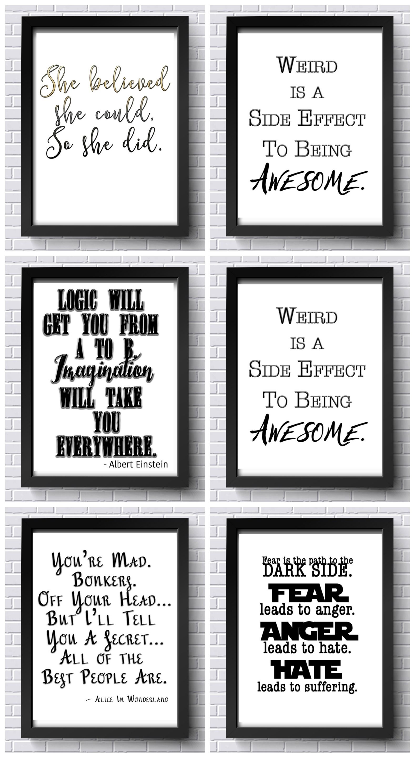 Free Inspirational Printables! Free Office Printables! | Quotes - Free Printable Quotes For Office