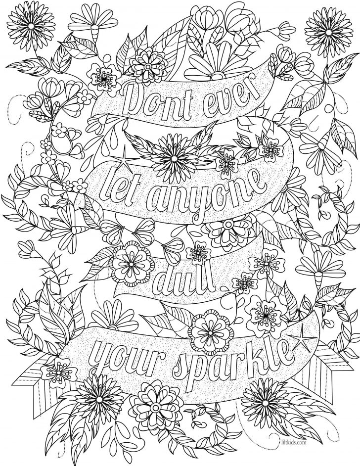 Free Printable Inspirational Coloring Pages