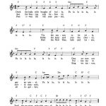 Free Lead Sheet – Deck The Halls | Free Sheet Music | Choral Sheet   Free Sheet Music For Clarinet Printable