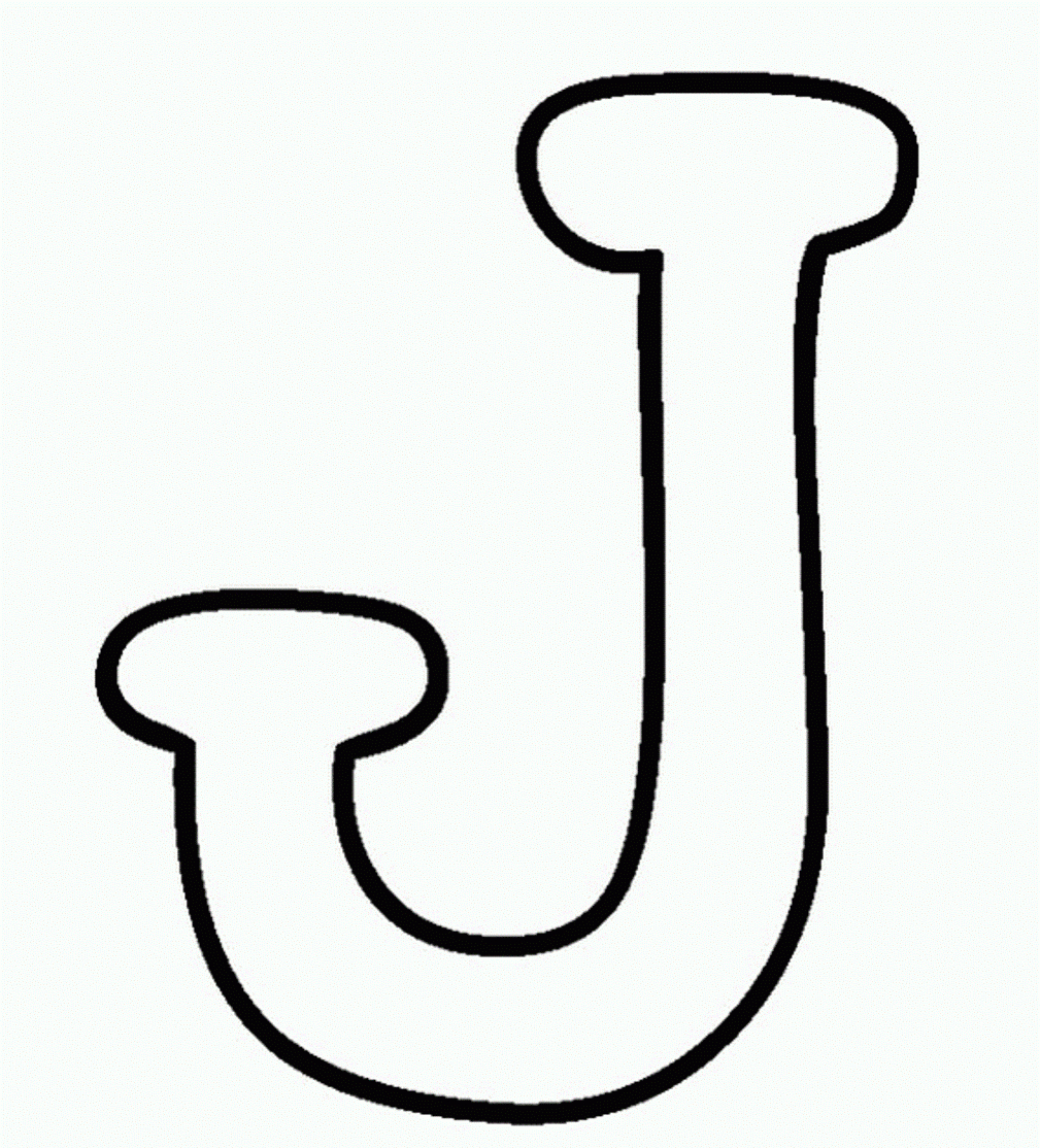 Alphabet Letter J Coloring Page A Free English Coloring Printable 