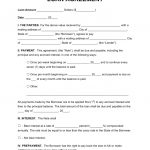 Free Loan Agreement Templates   Pdf | Word | Eforms – Free Fillable   Free Printable Loan Forms