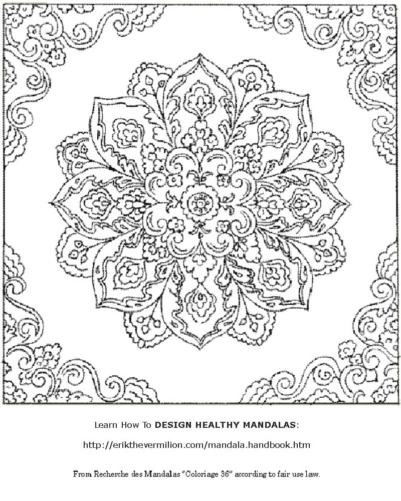 Free Mandalas To Print | Free Mandala Coloring Book Printable Pages - Free Printable Mandala Patterns