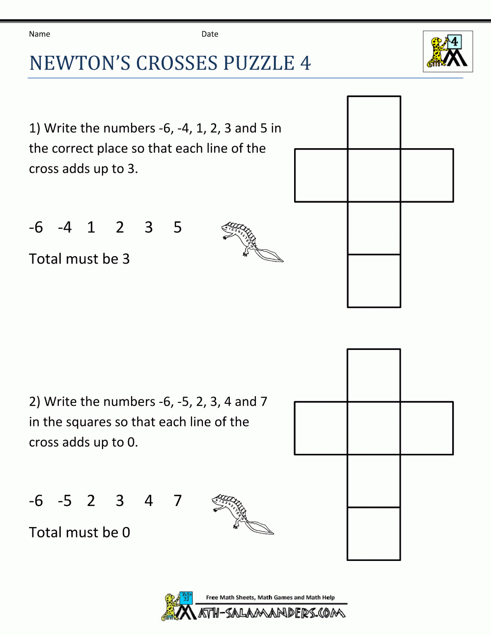 Free Math Puzzles 4Th Grade - Free Printable Fun Math Worksheets For 4Th Grade