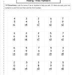 Free Math Worksheets And Printouts   Free Printable Second Grade Math Worksheets