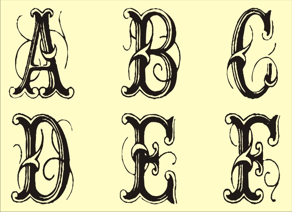 13 Printable Fancy Letter Fonts Images Fancy Alphabet Letter Free 