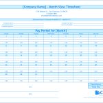 Free Monthly Timesheet Template | Clicktime   Free Printable Weekly Time Sheets