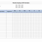 Free Monthly Work Schedule Template | Weekly Employee 8 Hour Shift   Free Printable Monthly Work Schedule Template