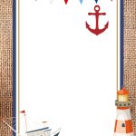 Free Nautical Theme Baby Shower Invitations Templates | Bagvania   Free Printable Sailboat Template