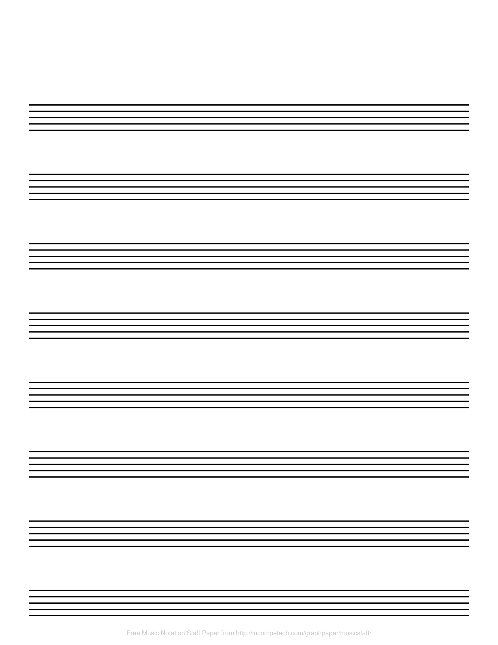 Free Music Paper Printable