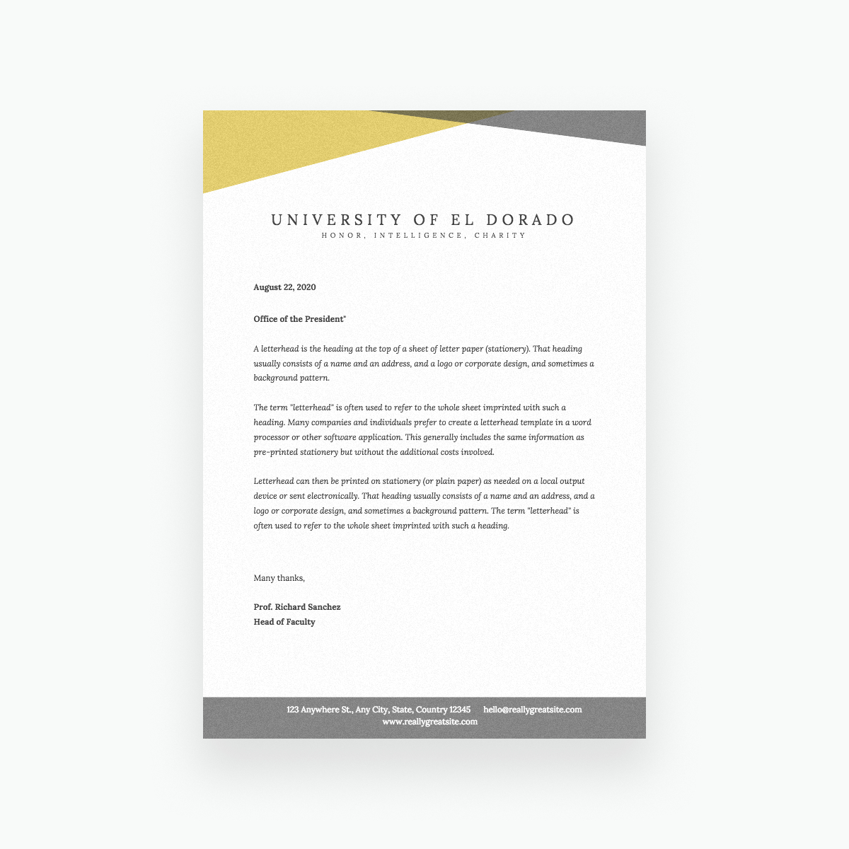 Free Online Letterhead Maker With Stunning Designs - Canva - Free Printable Letterhead Templates